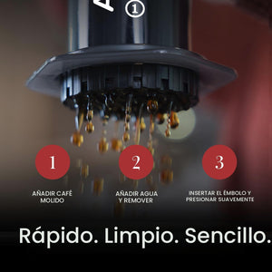 AeroPress Prensa de café transparente - Green Hills Coffee
