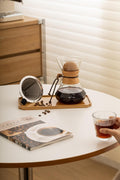 Chemex. Capacidad  600ml, en vidrio y madera, para 6 tazas